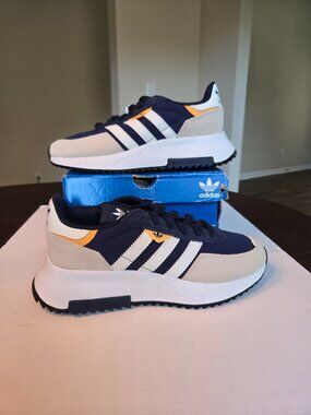 Adidas Originals Retropy F2 Navy/Beige – Fits 7.5 to 8 – Brand New Never Worn